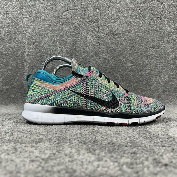 Nike Free TR Flyknit 718785-300 Women’s Size 8 Multicolor Training Running Shoes - Picture 1 of 12